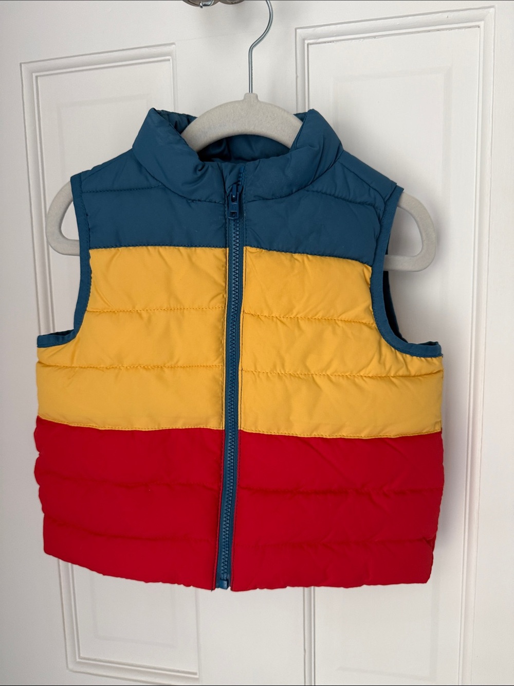Janie and Jack Blue Puffer Vest 12-18M
